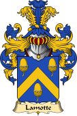 French Family Coat of Arms (v.23) for Lamotte