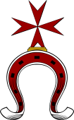 Horseshoe Ensigned-Cross Malta