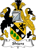 English Coat of Arms for the family Shiers