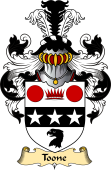 English Coat of Arms (v.23) for the family Toone