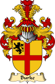 Irish Family Coat of Arms (v.23) for Burke