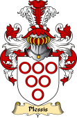 English Coat of Arms (v.23) for the family Plessis or Plessey