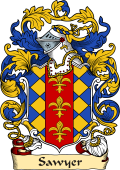 English or Welsh Family Coat of Arms (v.23) for Sawyer (Kettering, Northamptonshire, 1604)