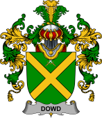 Irish Family Coat of Arms (v.25b) Dowd or O'Dowd