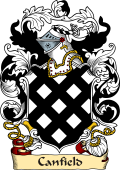 English or Welsh Family Coat of Arms (v.23) for Canfield (ref Berry)