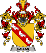 Irish Family Coat of Arms (v.25b) Callan or O'Callan