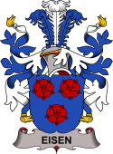 Coat of arms used by the Danish family Eisen