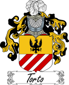 Araldica Italiana Coat of arms used by the Italian family Torto