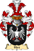 v.23 Coat of Family Arms from Germany for Hirt