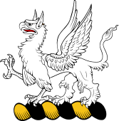 Family crest from Ireland for Wentworth (Meath; and Athone)