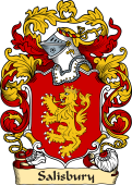 English or Welsh Family Coat of Arms (v.23) for Salisbury