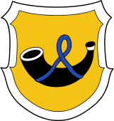 German Family Shield for Horn