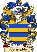 English or Welsh Family Coat of Arms (v.23) for Constable