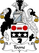 English Coat of Arms for the family Toone