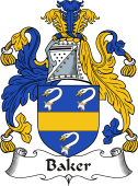 Irish Coat of Arms for Baker