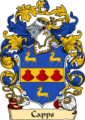 English or Welsh Family Coat of Arms (v.23) for Capps (Martham, Norfolk)