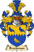 English Coat of Arms (v.23) for the family Brockman