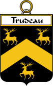 French Coat of Arms Badge for Trudeau or Trudon