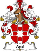 German Wappen Coat of Arms for Apel