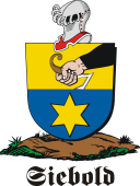 German shield on a mount for Siebold