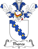 Coat of Arms from Scotland for Thores