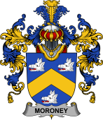Irish Family Coat of Arms (v.25b) Moroney or O'Moroney