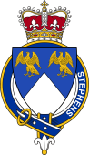 British Garter Coat of Arms for Stephens (England)