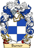 English or Welsh Family Coat of Arms (v.23) for Barner (ref Berry)