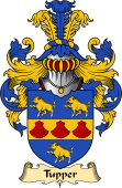 English Coat of Arms (v.23) for the family Tupper