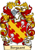 English or Welsh Family Coat of Arms (v.23) for Sergeant (Northumberland)