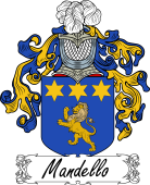 Araldica Italiana Coat of arms used by the Italian family Mandello
