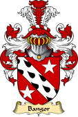 Welsh Family Coat of Arms (v.23) for Bangor (Diocese of)