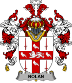 Irish Family Coat of Arms (v.25b) Nolan or O'Nowlan