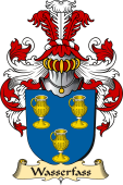 v.23 Coat of Family Arms from Germany for Wasserfass