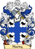 English or Welsh Family Coat of Arms (v.23) for Hardy