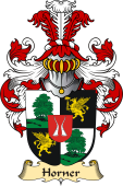 v.23 Coat of Family Arms from Germany for Horner