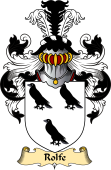 English Coat of Arms (v.23) for the family Rolfe