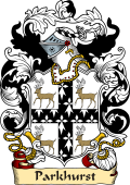 English or Welsh Family Coat of Arms (v.23) for Parkhurst (London)