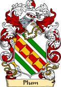 English or Welsh Family Coat of Arms (v.23) for Plum (Maldon, Essex)