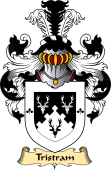 English Coat of Arms (v.23) for the family Tristram