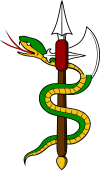 Battleaxe Serpent Entwined