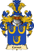 French Family Coat of Arms (v.23) for Cornet