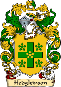 English or Welsh Family Coat of Arms (v.23) for Hodgkinson (London)