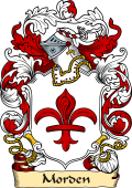 English or Welsh Family Coat of Arms (v.23) for Morden (or Mordon Essex and Kent)
