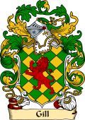 English or Welsh Family Coat of Arms (v.23) for Gill