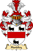 English Coat of Arms (v.23) for the family Handley