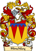 English or Welsh Family Coat of Arms (v.23) for Hinchley (Ref Berry)