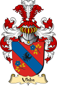 v.23 Coat of Family Arms from Germany for Uhln
