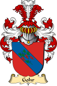 v.23 Coat of Family Arms from Germany for Gohr