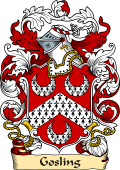 English or Welsh Family Coat of Arms (v.23) for Gosling (London)